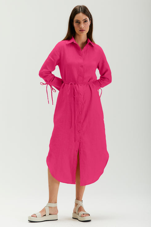 CHEMISE MANGA LONGA PINK